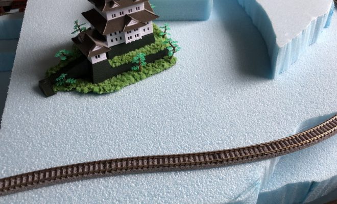 鉄道模型ジオラマの「山」を作る