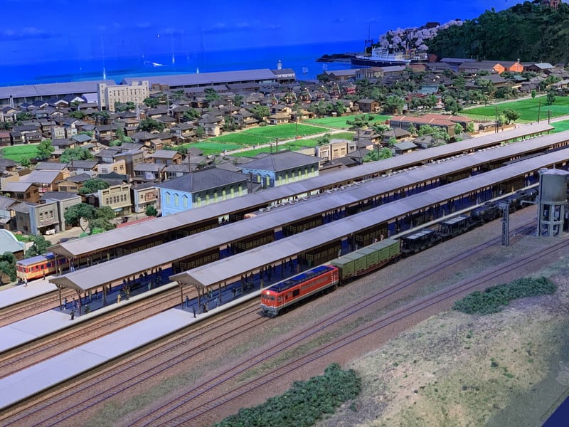 鉄道と港の「ジオラマ館」