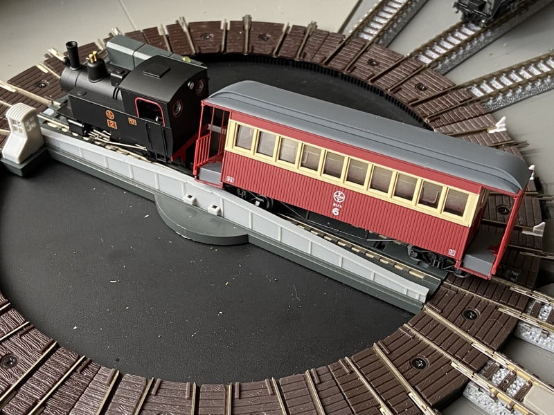ナローゲージ80 猫屋線(第5弾) 蒸気機関車+客車(旧塗装)トータルセット 