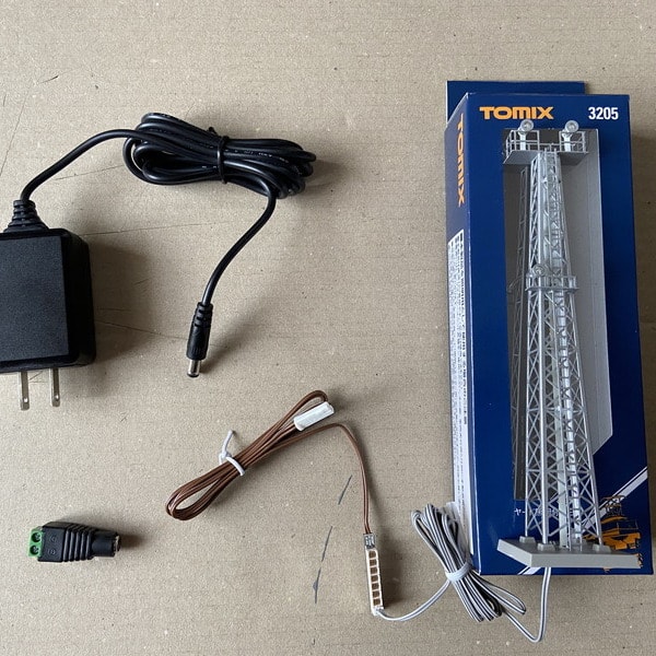 TOMIX 3205 ヤード照明灯(LED) 電源装置アイデア