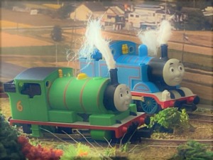 機関車トーマスから「煙」を出す鉄道模型
