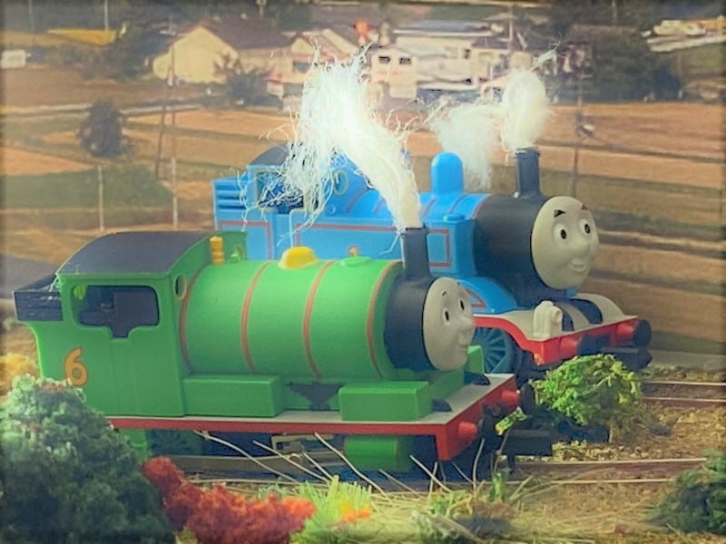 蒸気機関車から「煙」が出るように改良 Nゲージ鉄道模型