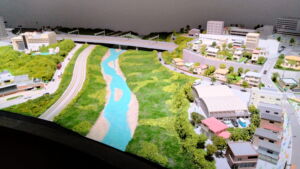 小田急マンスカーミュージアムの鉄道模型ジオラマ