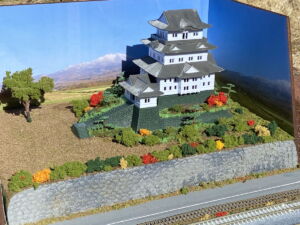 お城の「石垣」作り方～鉄道模型ジオラマ