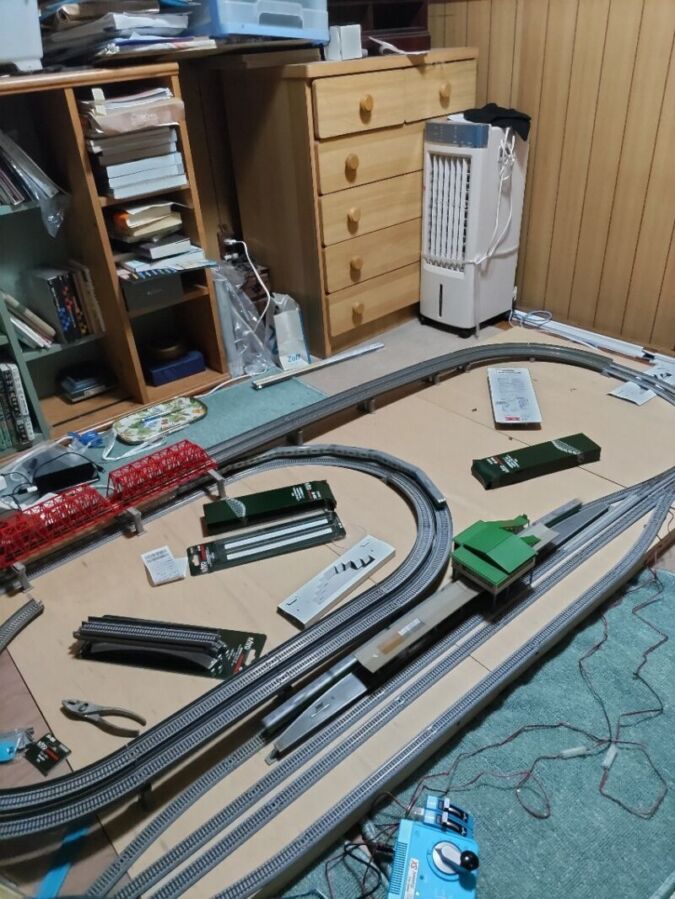 鉄道模型レイアウト製作開始　【Nゲージ・ジオラマ】