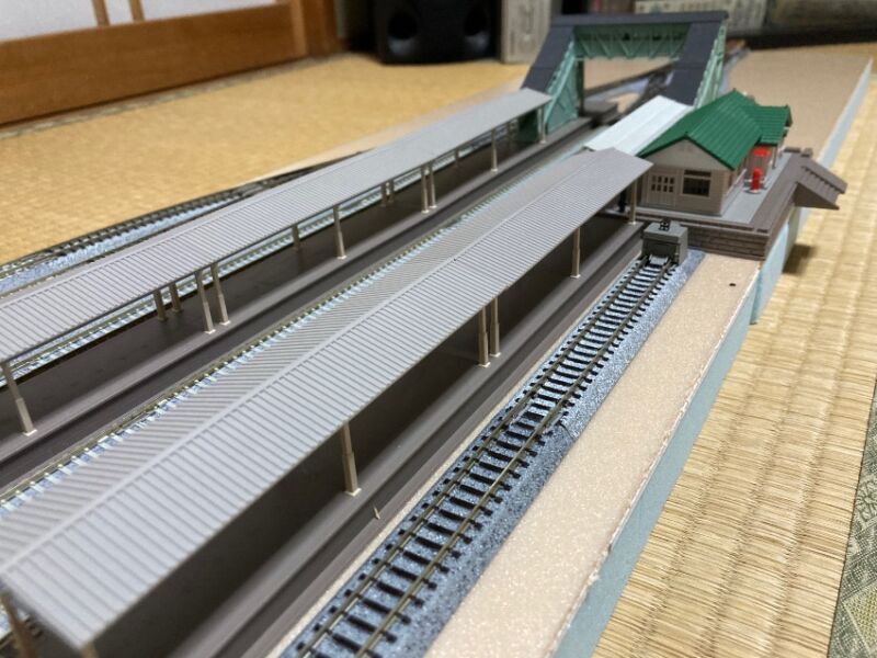 駅モジュールの製作②【鉄道模型・Nゲージ】